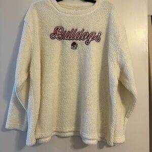 Pro Edge Cream Bulldogs Sweatshirt